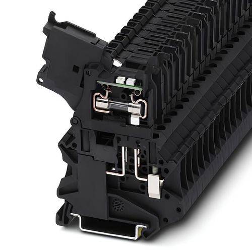 Borne Portafusible, UT 4-HESILED 24 (5x20) 10A, 0.14-6mm2(25-10 AWG), Tornillo, 30VAC/DC, A=6.2mm