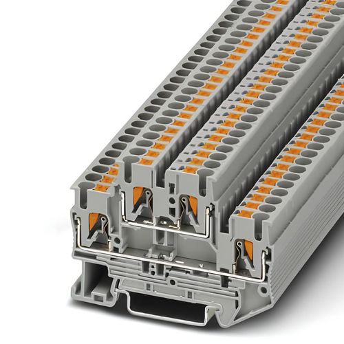 Borne de Paso, 2PISOS, PTTB 2,5 24A, 0.14-4mm2(26-12AWG),PUSH-IN, A=5.2mm