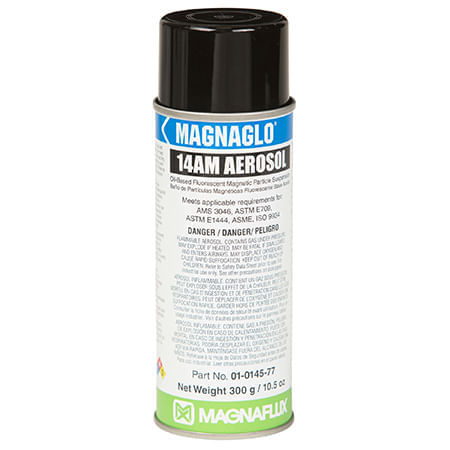 01-0145-77-14AM-AEROSOL-OIL-BASED-FLUORESCENT-MAGNETIC-PARTICLE-SUSPENSION-MAGNAGLO-10.5-OZ
