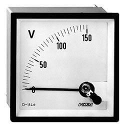 Voltimetro de Panel BC72 30Vdc, 72x72mm, M11726