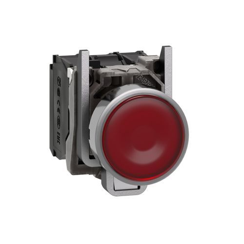 PULS.LUM.LED 120V NA+NC ROJO XB4BW34G5