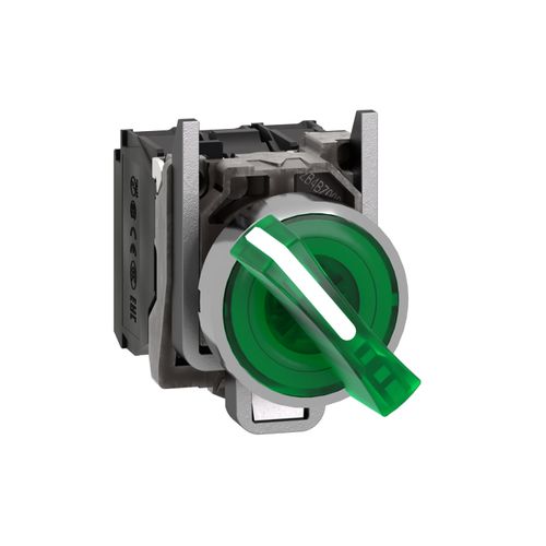 SEL.LUM.LED 24V NA+NC VERDE XB4BK123B5