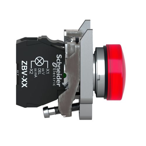 PILOTO LUM LED 120VCA ROJO XB4BVG4