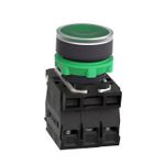 PULS.LUM.LED-24V-NA-NC-VERDE-XB5AW33B5