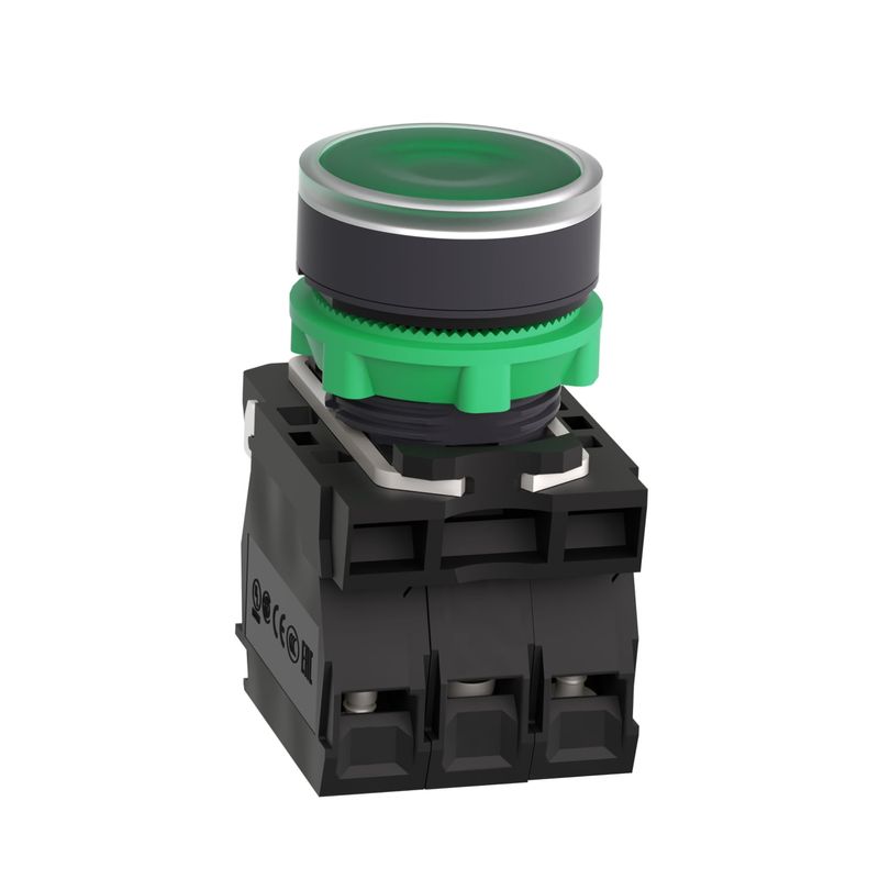 PULS.LUM.LED-24V-NA-NC-VERDE-XB5AW33B5