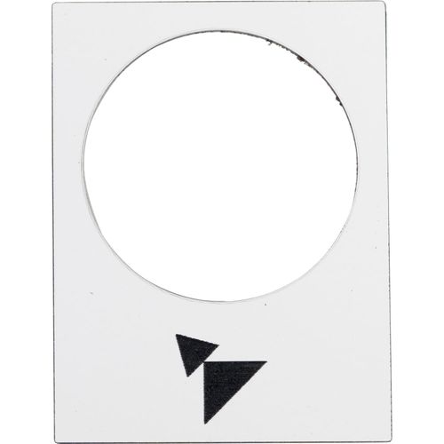 ETIQ.30x40 FIGURIN ADELANTE PV-GV ZB2BY4915