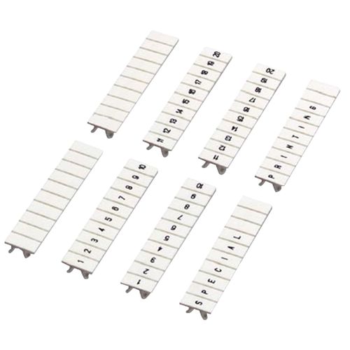 Tira cifras 91 a 100, 5mm, blanco NSYTRAB5100