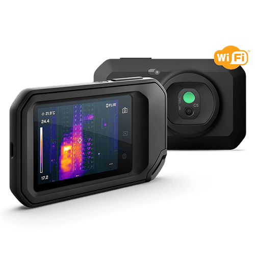 Cámara térmica compacta FLIR C5, -20 a 400°C, FOV 54°x42°, 160x120 pxls, ssbl. Term. <70 mK, IP54