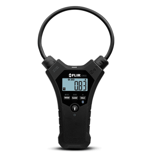 Pinza amperimétrica flexible de 10" CM55 3000A AC CAT IV-600V CAT III-1000V 200 lecturas + Bluetooth