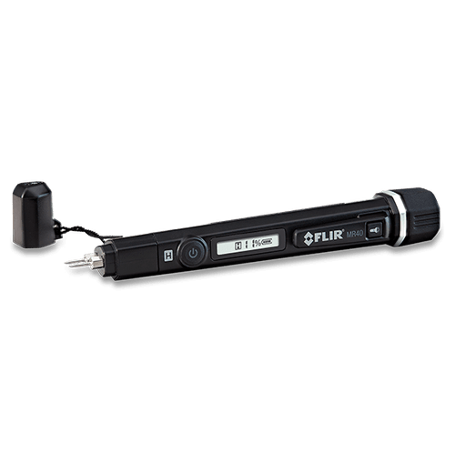 Medidor de humedad con linterna MR40 medición: 5 a 60%, temperatura: -10 a 60°C, IP54