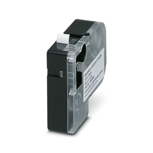 Cassette de termorretractil MM-WMS 6,4 (EX10)R C1 WH/BK, Ø=2.1-6.4mm, Largo=1.8mt