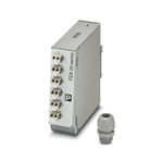Caja-de-empalme-de-fibra-optica-para-montaje-en-Riel--NS-35--75--FOC-FDX20-PP-LCD6-OM2-PT9--6x-LC-D
