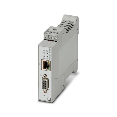 Convertidor de protocolo GW PN/DP 1E/1DB9, PROFINET a PROFIBUS DP, 1XRJ45, 1XD-SUB9, Tornillo,24VDC