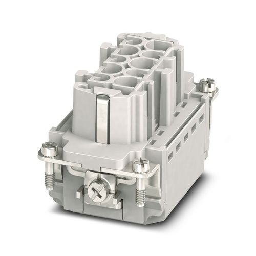 Inserto Hembra HEAVYCON, HC-B10-I-PT-F, 10P+PE, NUM:1-10, 0.14-2.5mm2(26-14 AWG), PUSH-IN