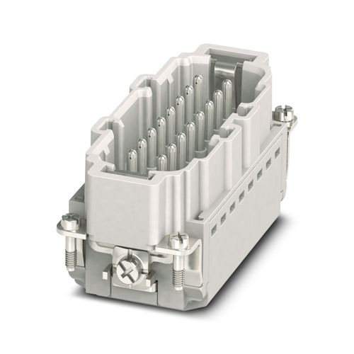 Inserto Macho HEAVYCON, HC-B 16-I-PT-M, 16P+PE, NUM:1-16, 0.14-2.5mm2(26-14 AWG), PUSH-IN