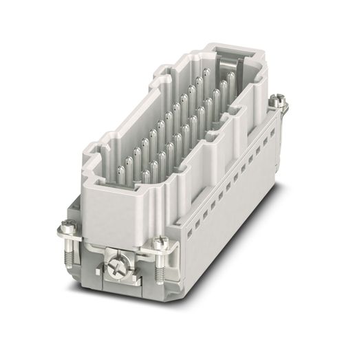 Inserto Macho HEAVYCON, HC-B 24-I-PT-M, 24P+PE, NUM:1-24, 0.14-2.5mm2(26-14 AWG), PUSH-IN