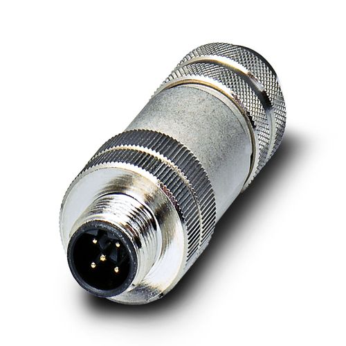 Conector Macho RECTO M12, SACC-M12MSB-5CON-PG9 SH AU, 5P, PROFIBUS, INTERBUS, cod.B