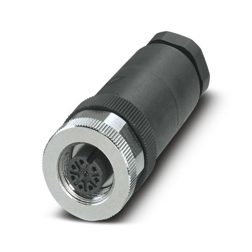 Conector Hembra RECTO M12, SACC-M12FS-8CON-PG9-M, 8P, Tornillo, cod.A