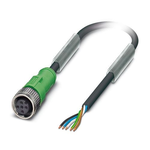 Cable sensor/actuador SAC-5P-10,0-PUR/M12FS,5P, L=10m, HembraRECTO M12-Cable Libre, Cod.A-PUR