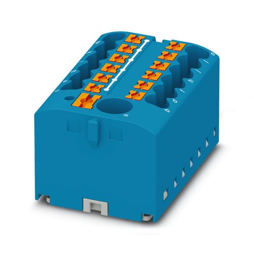 Bloque para distribución PTFIX 6/12X2,5 BU