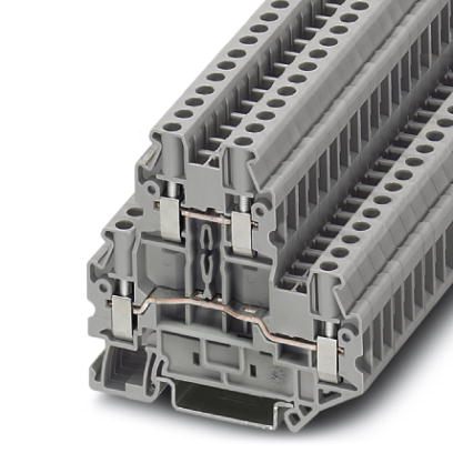 Borne-de-Paso-2PISOS-UTTB-4--36A-0.14-6mm2-26-10AWG-Tornillo-A-6.2mm