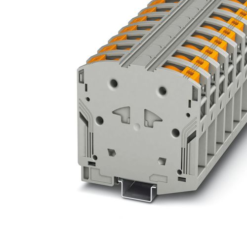 Borne de Potencia para RIEL DIN, PTPOWER 50, 150A, 10-70mm2,PUSH-IN, A=20mm