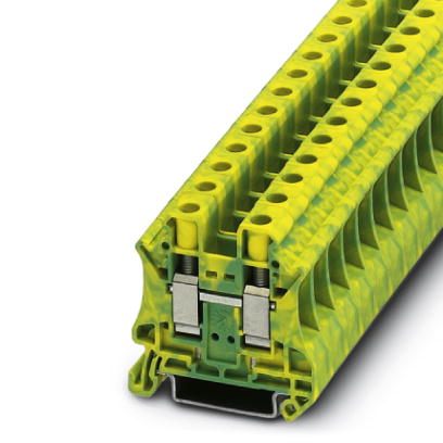 Borne de Tierra, UT 10-PE 0.5-16mm2(20-6 AWG), Tornillo, A=10.2mm