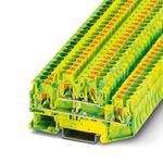 Borne-de-Tierra-2PISOS-Puenteados-PTTB-4-PE--32A0.2-6mm2-24-10AWG-PUSH-INA-6.2mm