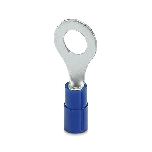 Terminal Aislado C-RCI 2,5/M6, SECC:1.5-2.5mm2(16-14 AWG), tipo Anillo, azul PQTx50
