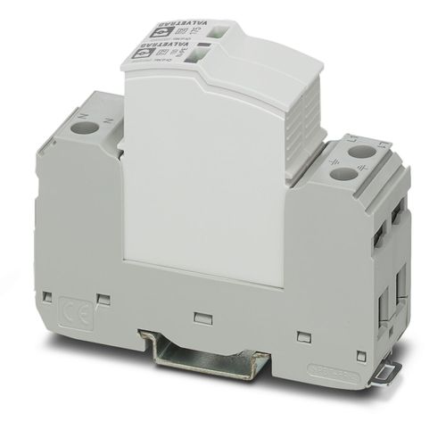 Cartucho Descargador de Sobretensiones+Base, VAL-SEC-T2-1S-175-FM, tipo 2, (L1,N,PE)