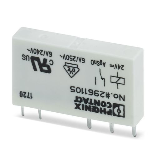 Rele Enchufable, REL-MR-24DC/21 B:24VDC, O:5-250VAC/DC, 6A, 1NANC