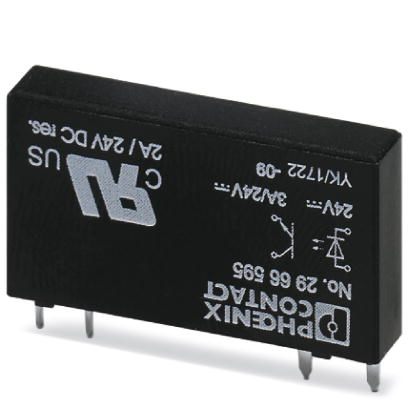 Rele de Estado Solido Enchufable, OPT-24DC/24DC/ 2, B:24VDC HIGH>16VDC, LOW<10VDC, O:3-33VDC