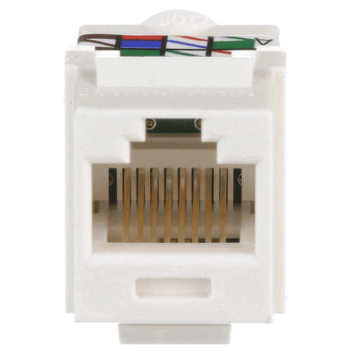 JACK CAT 6 EN COLOR BLANCO HUESO,NK688MIW, NETKEY