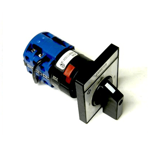 Conmutador Amperimetrico 3TC, 0-R-S-T angulo de 360°, 20A, IP66, CA10.A048.600.EF