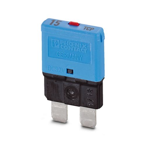 Interruptor Termico Enchufable sobre Borne TCP 15/DC32V, 1P, 15A, 32VDC