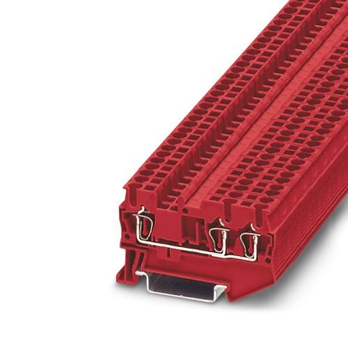 Borne de Paso, ST 2,5-TWIN RD 28A, 0.08-4mm2(28-12 AWG), RESORTE, A=5.2mm