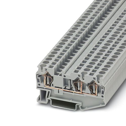 Borne de Paso, ST 4-TWIN, 40A, 0.08-6mm2(28-10 AWG), Resorte, A=6.2mm