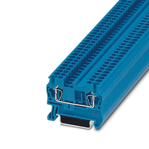 Borne de Paso, ST 2,5 BU, 31A, 0.08-4mm2(28-12 AWG), Resorte, A=5.2mm
