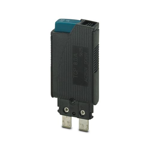 Interruptor Termico Enchufable sobre Borne 1x8A, 65VDC/250VAC; TCP8A