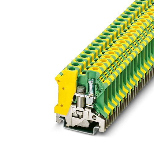 Borne de Tierra, TB 6-PE I 1.5-6mm2(16-8 AWG), Tornillo, A=8.2mm