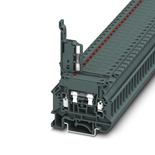 Borne Portafusible, TB 4-HESILED 24 (5X20) I, 6.3A, 0.5-6mm2(20-10 AWG), 24V, A=8.2mm