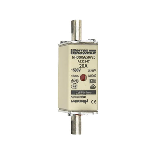 Fusible NH000 gG 500V 20A - A222847