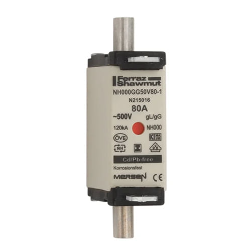 Fusible NH000 gG 500V 80A - N215016 - SGL