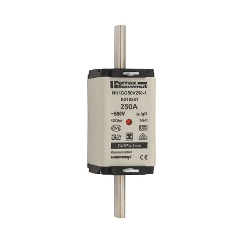 Fusible NH1 gG 500V 250A - E218251 - SGL