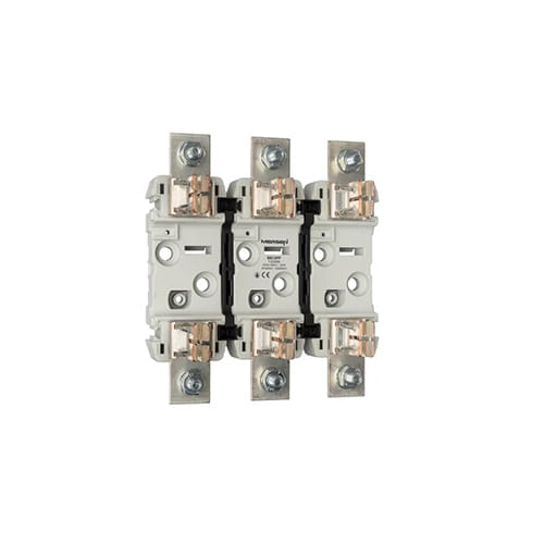 Portafusible de 3 polos para fusible NH1 1000V 250A - Y223006