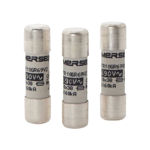 Fusible cilíndrico de cerámica gG 10x38mm 500V 12A - W219761