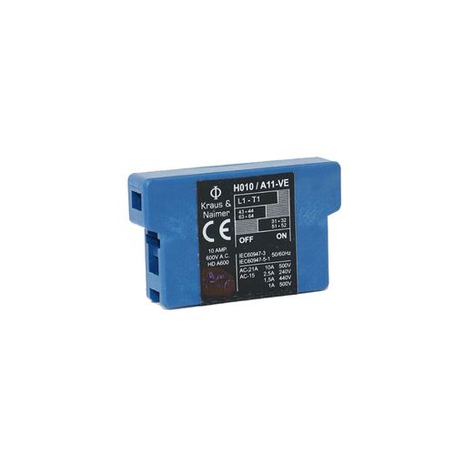 Accesorio, bloque de contactos auxiliares 1NA+1NC, 10A,  p/uso con KG20/KG32, K0.H010/A11.VE