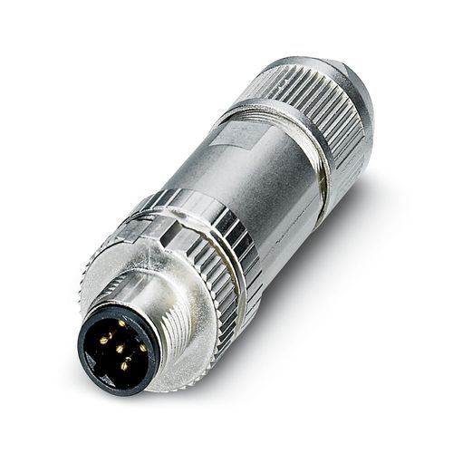 Conector Macho RECTO M12, SACC-MSB-2SC SH PB SCO, 2P, PROFIBUS 12 MBit/s, cod.B
