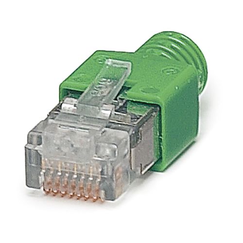 CONECTOR RJ45 FL-PLUG RJ45 GR/2, 8P, 1 GBit/s, CAT5, 26-24 AWG