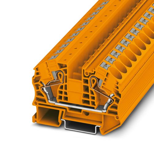 Borne de Paso NARANJA, PT 16 N OG 85A,0.5-25mm2(20-4 AWG),PUSH-IN, A=12.2mm